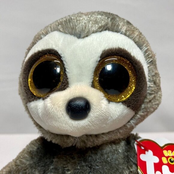 Ty Silk Beanie Boos Dangler Sloth 6" Plush Stuffed Animal Toy Sparkle Feet 2019 - Picture 2 of 16